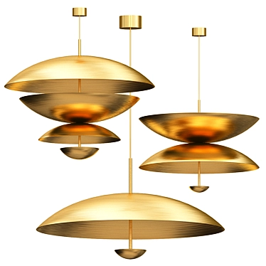 Celestial Pendant Lighting 3D model image 1 