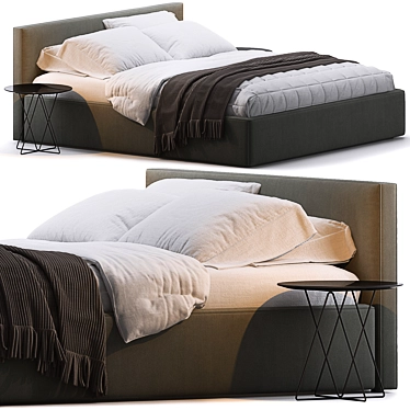 Modern Blo Bed by Desiree 3D model image 1 