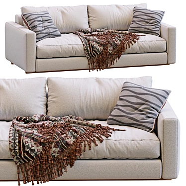 Modern 2013 Ferlea Sofa Design 3D model image 1 