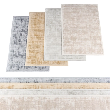 Modern High-Resolution Rug Set 3D model image 1 