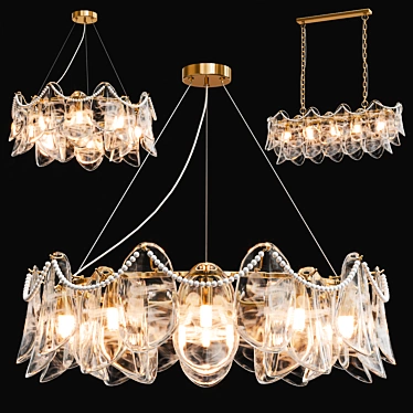 VIOLETTA LUXURY CHANDELIER COLLECTION 3D model image 1 