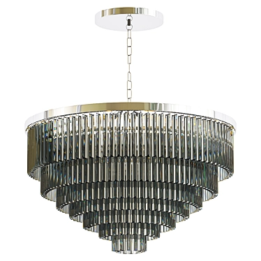 Art Deco Odeon Chandelier Model 3D model image 1 