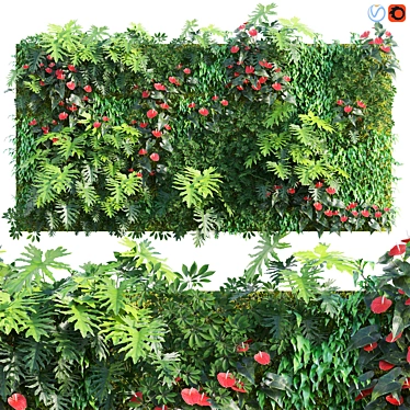 Versatile Vertical Garden Model 3D model image 1 