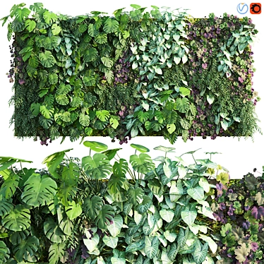 Archive-ready Vertical Garden Model 3D model image 1 