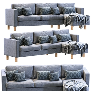 Stylish Karlstad IKEA Sofa Model 3D model image 1 
