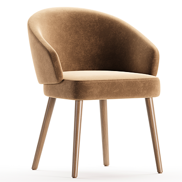 Stylish Lawson Sabbia Chair Model 3D model image 1 
