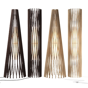 Polygon Floor Lamp Plus 3D model image 1 