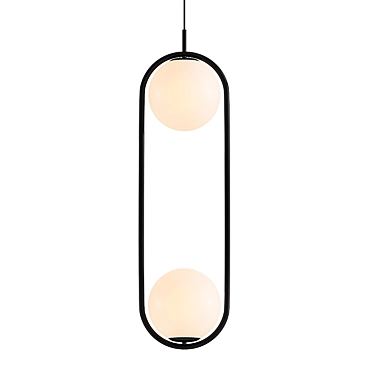 Modern Globe Pendant Light 3D model image 1 