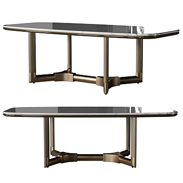 Luxury Marble Dining Table by Visionnaire 3D model image 1 