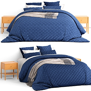 Adairs Selma Bed Linen 3D model image 1 