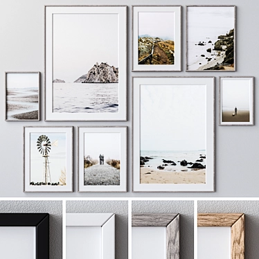 Multi-frame Wall Art Pack 3D model image 1 