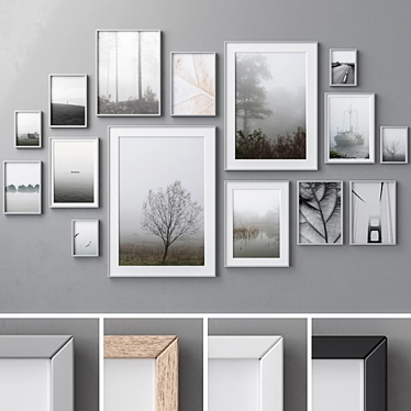 Multifunctional Wall Art Set 3D model image 1 