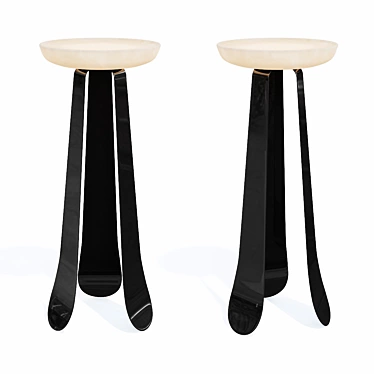 Palm Floor Lamp by Emmanuel Levet Stenne 3D model image 1 