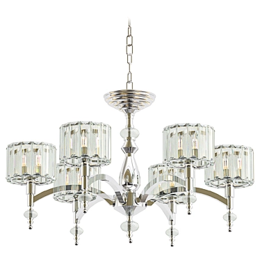 Elegant Aployt Hortens Chandelier Fixture 3D model image 1 
