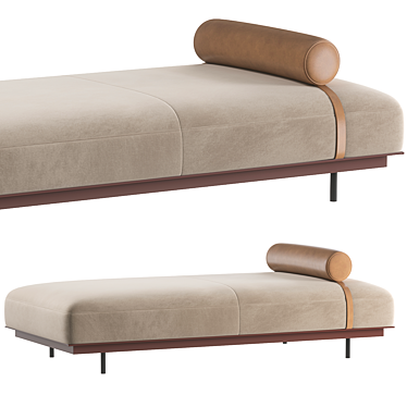 Luxury Italian Arlott High Sofa 3D model image 1 