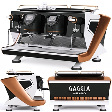 Gaggia Milano La Reale Professional Espresso Machine 3D model image 1 