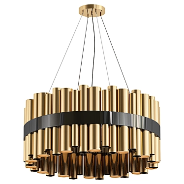 Granville Round Suspension Lamp 3D model image 1 