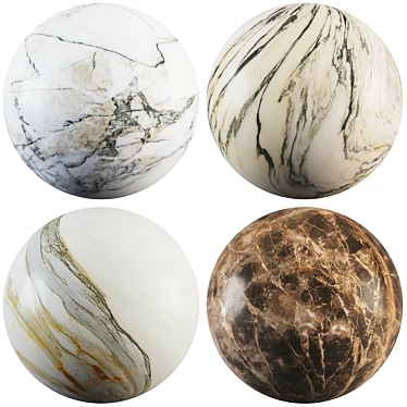 Luxury Marble Texture Collection 3D model image 1 