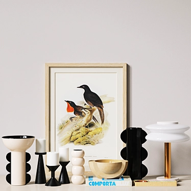  Modern Decor Set 11-Piece 3D model image 1 