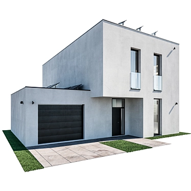 Modern Residences 3D Model Kit 3D model image 1 