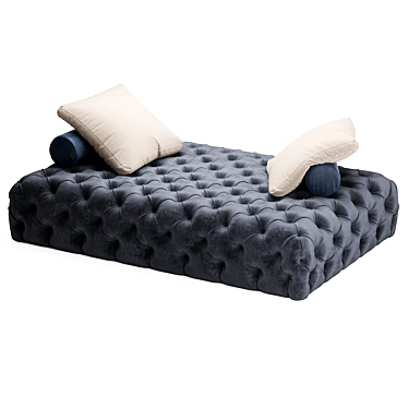 Modern Rollking Sofa: Luxurious Comfort 3D model image 1 