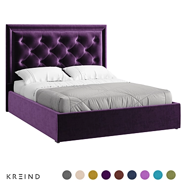 Vary Bed K20-B14 Sleep Set 3D model image 1 