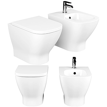 Roca Gap Wall-hung Toilet 3D model image 1 