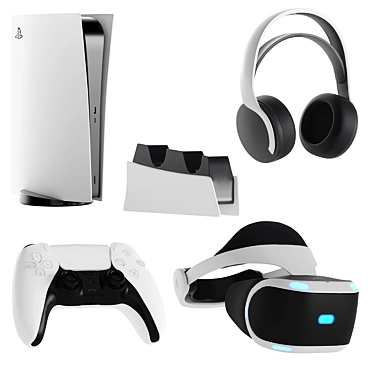 PS5 Bundle with VR Headset 3D model image 1 