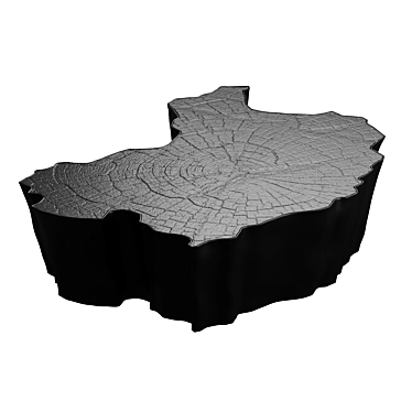 Luxury Eden Black Center Table 3D model image 1 