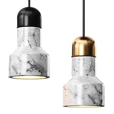 Marble Jazz Pendant Lamp 3D model image 1 