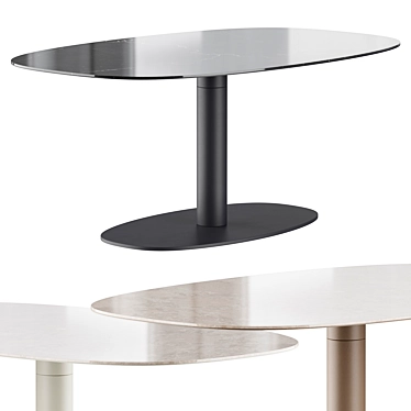 Luxury KEKKE Dining Table 3D model image 1 