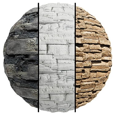  Earth Valley Faux Stone Texture 3D model image 1 