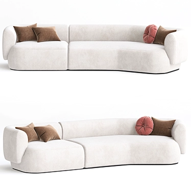 Ferrianisbolgi Hug Modular Sofa Set 3D model image 1 