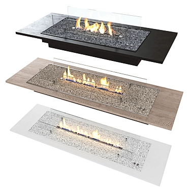 Modern Bio-O-Fire Bio Fireplaces 3D model image 1 