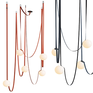 Modern Geometric Pendant Lamp 3D model image 1 