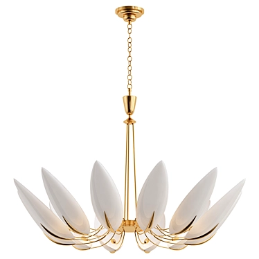 Vintage Chandelier 3Ds Max Export 3D model image 1 