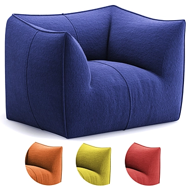 B&B Italia Unique Armchair Collection 3D model image 1 