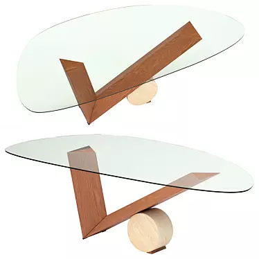 Valentino Dining Table Model 2015 3D model image 1 