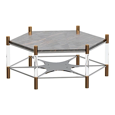 Chic Pendant Coffee Table Sets 3D model image 1 