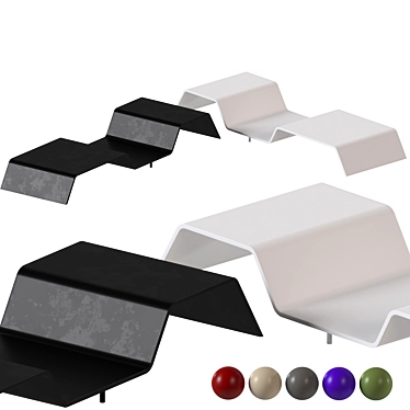 Etel Oscar Niemeyer Coffee Table 3D model image 1 