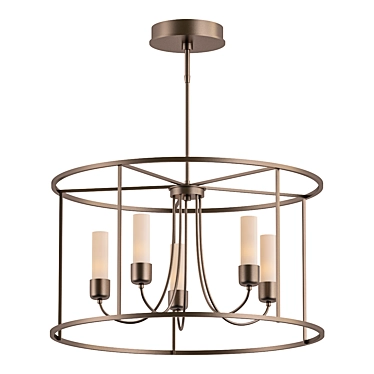 Modern Outdoor Pendant Light Fixture 3D model image 1 