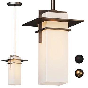 Modern Outdoor Pendant Light by Kichler 3D model image 1 