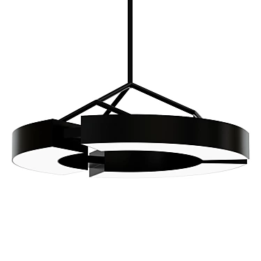 Elegant Pendant Light Fixture 3D model image 1 