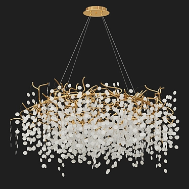 Elegant Chandelier Fixture for Home 3D model image 1 