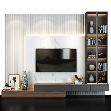 TV Wall Decor Shelf 2013 3D model image 1 