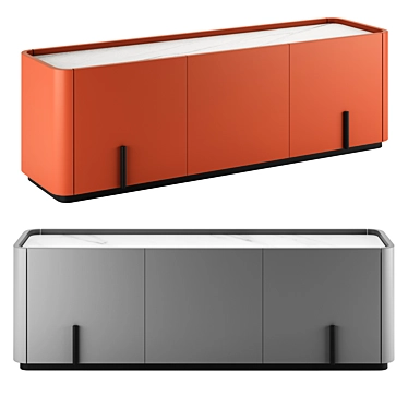 Elegant CAILLOU Sideboard Liu Jo 3D model image 1 