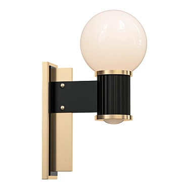 Sleek Rex Wall Sconce 3D model image 1 