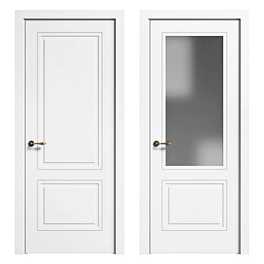 Contemporary DORIAN Doors VERONA 3D model image 1 