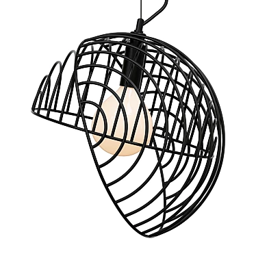 Elegant Dana Pendant Light 3D model image 1 