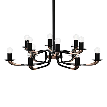 Luxury Olimpo Chandelier 15205 3D model image 1 